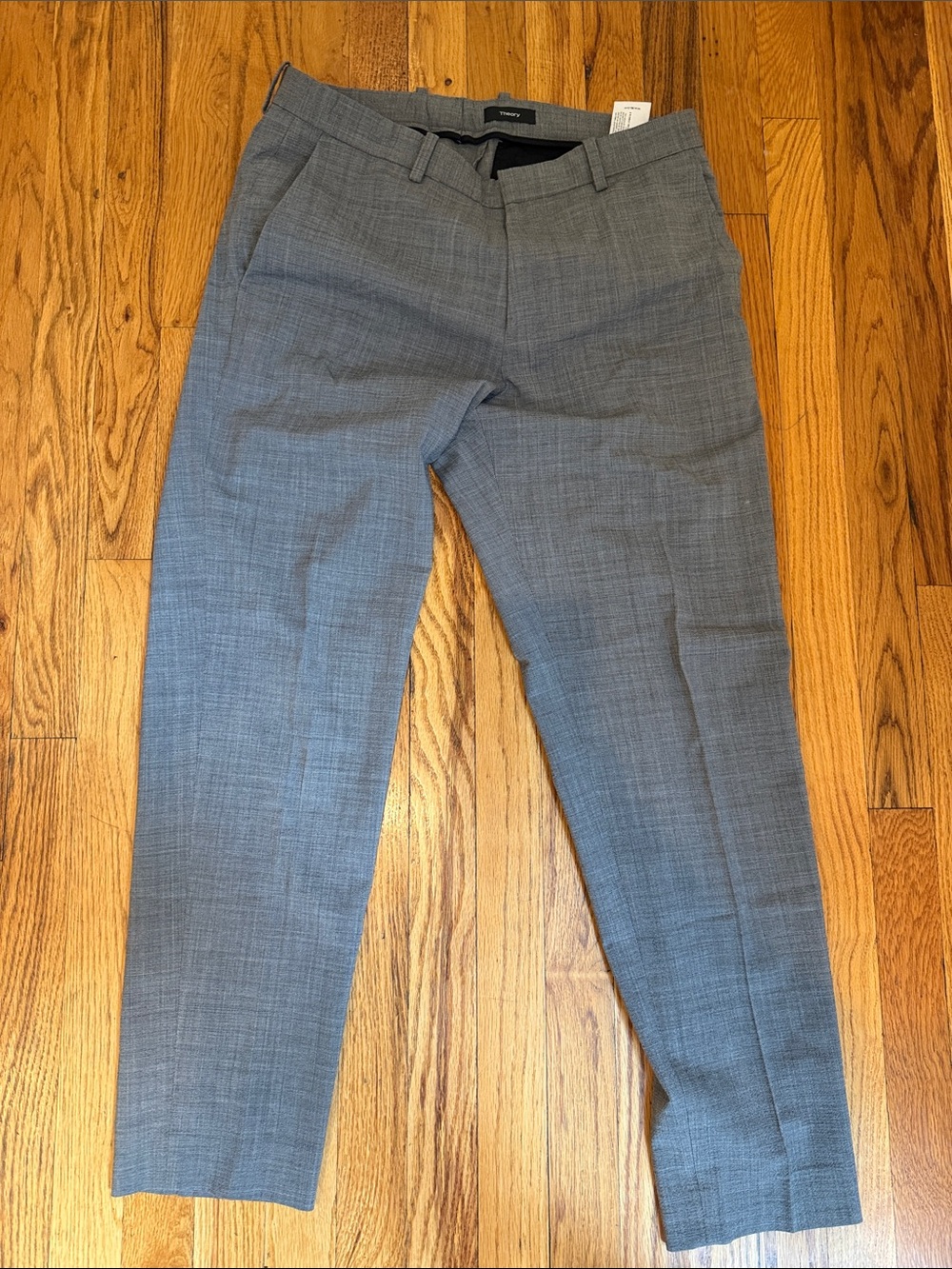 Theory Size 32 - Lightweight Men's Gray Dress Pants